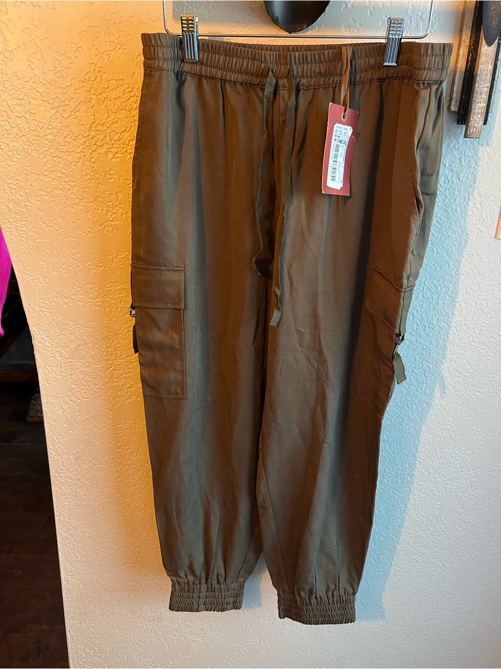 Chelsea & Violet Olive Cargo Joggers for Men